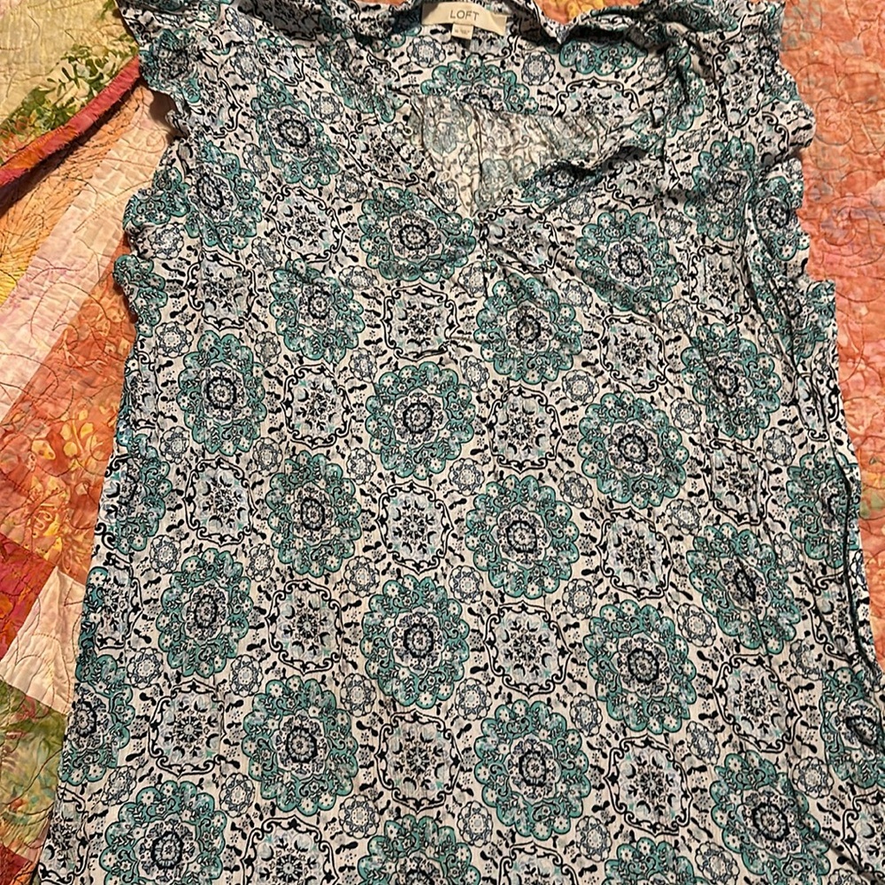 Loft sleeveless top
